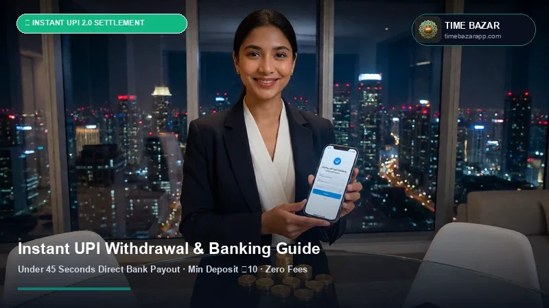 Time Bazar Instant UPI Withdrawal & ₹10 INR Deposit Tutorial